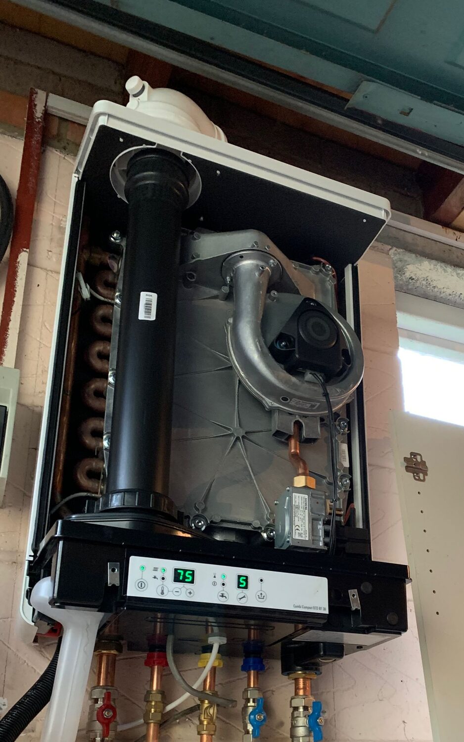 New heater installation